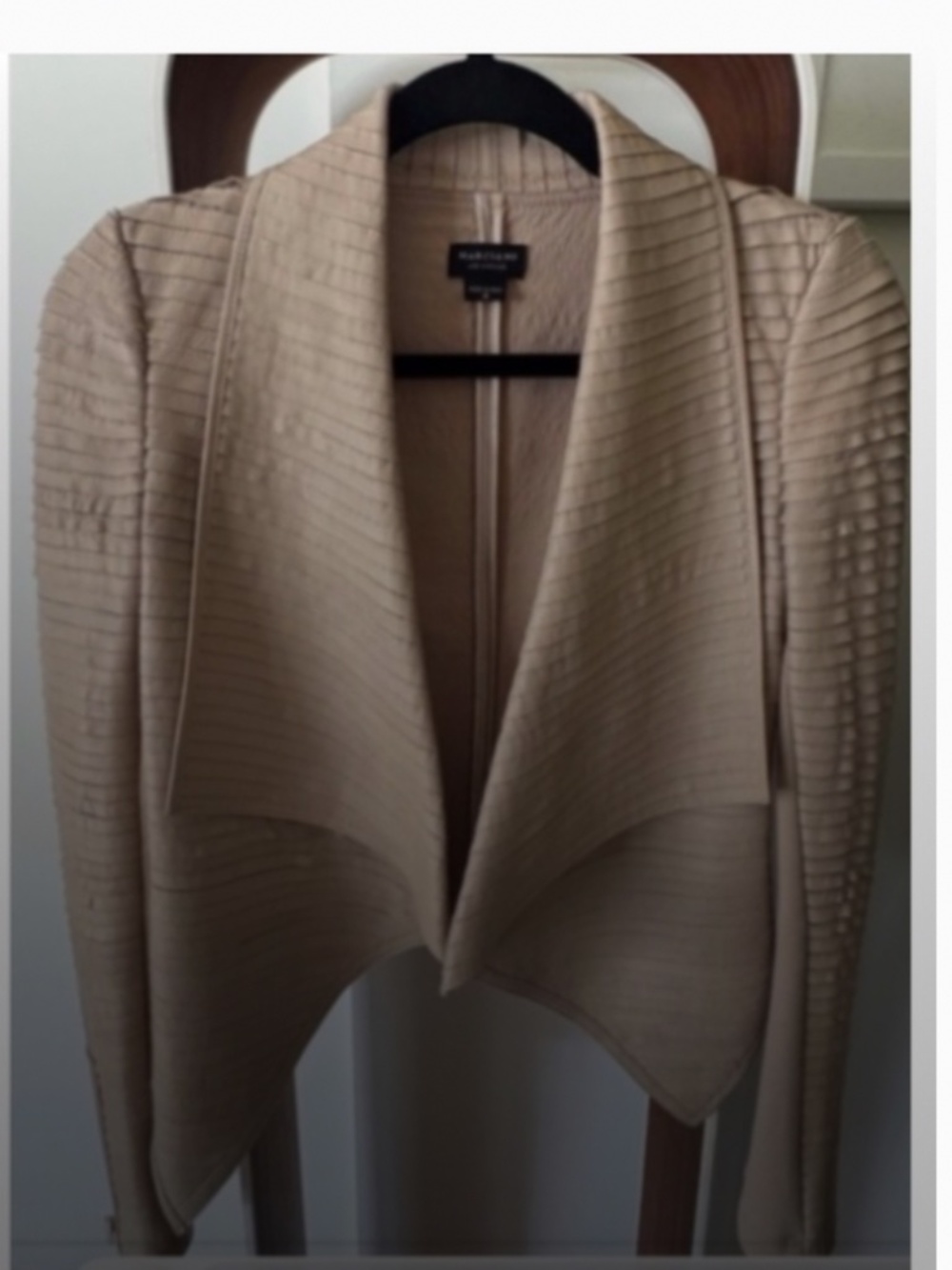 Marciano Blush Leather Shayna Jacket | Size 0 | Perfect Condition